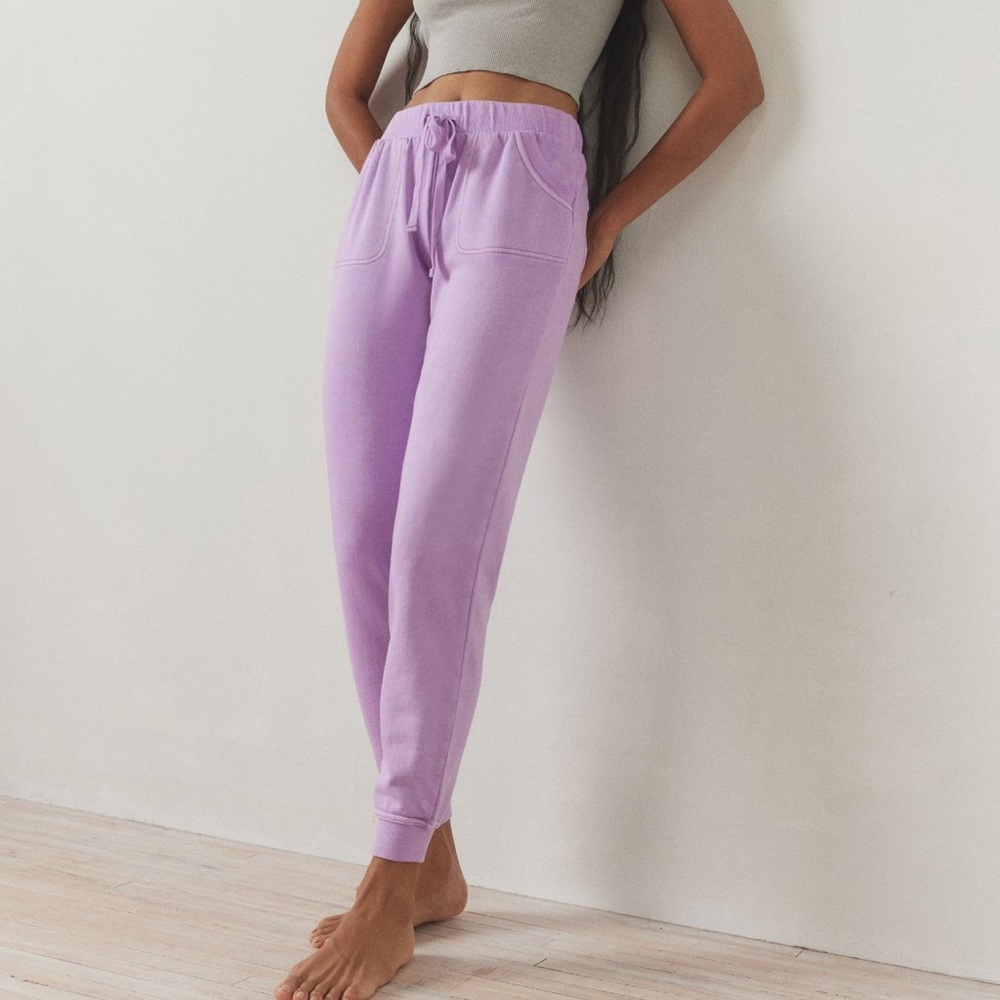 Urban Outfitters Purple Track Pants with Elastic Waistband, s, NWOT